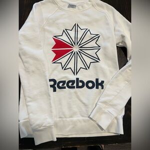 Reebok Classics Starcrest Sweatshirt Women's Heritage Crew Sz Small